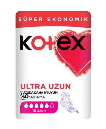 KOTEX ULTRA QUADRO UZUN 18'Lİ. ürün görseli