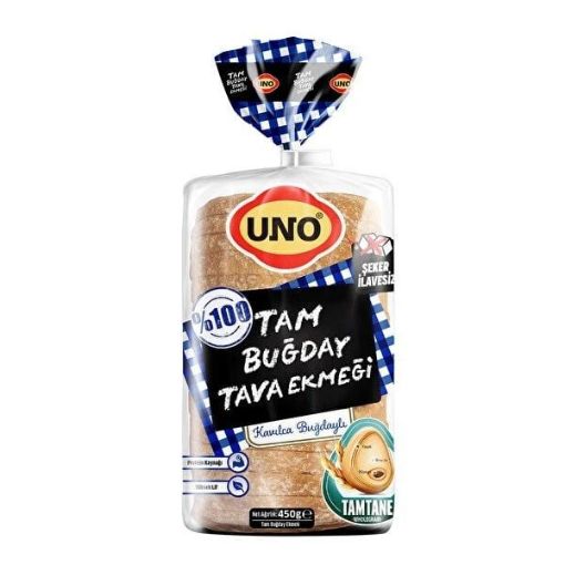 UNO TAM KAVILCA BUĞDAY TAVA EKMEĞİ 450 GR. ürün görseli