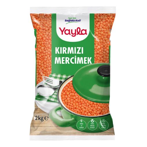 YAYLA  2 KG KIRMIZI MERCİMEK. ürün görseli