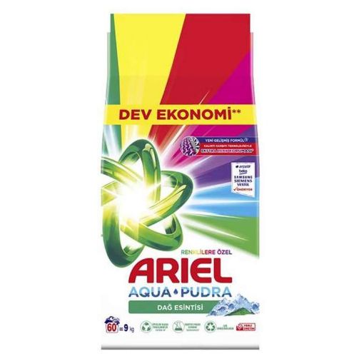 ARİEL 9 KG DAĞ ESİNTİSİ AQUA PUDRALI. ürün görseli