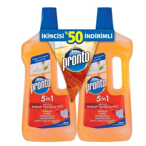 PRONTO AHŞAP TEMİZLEYİCİ 2X750 ML. ürün görseli
