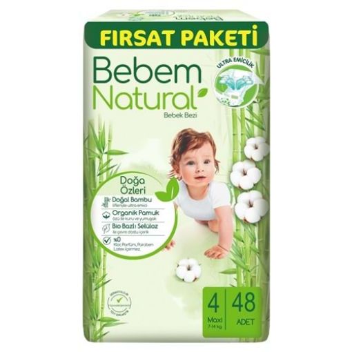 BEBEM NATURAL FIRSAT MAXI 48'Lİ NO:4. ürün görseli