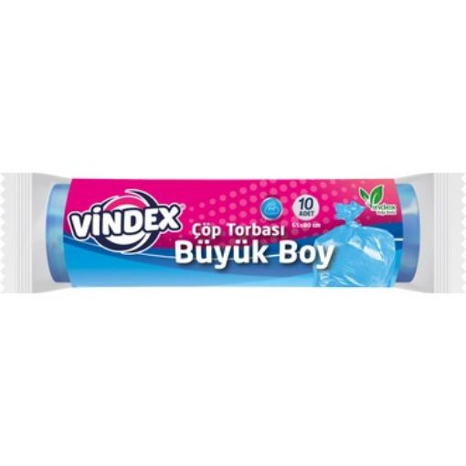 VİNDEX ÇÖP TORBASI BÜYÜK BOY 10LU. ürün görseli