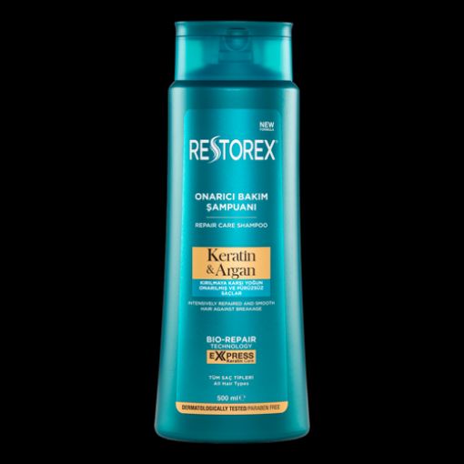 RESTOREX 500 ML ARGAN&KERATİN ŞAMPUAN. ürün görseli