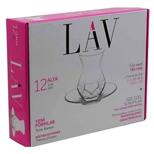 LAV ÇAY SETİ ALYA 12 PARÇA. ürün görseli