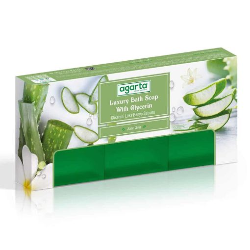 AGARTA DOĞAL BANYO SABUNU ALOEVERA 150*3 GR. ürün görseli