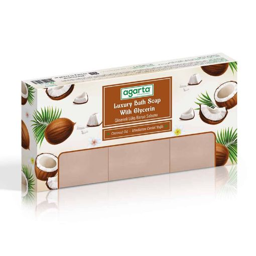 AGARTA DOĞAL BANYO SABUNU HİND.CEVİZİ 3*150 GR. ürün görseli