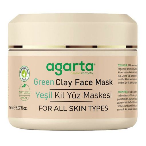 AGARTA DOĞAL YEŞİL KİL YÜZ MASKESİ 150 ML. ürün görseli