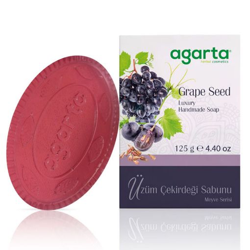 AGARTA DOĞAL ÜZÜM ÇEKİRDEĞİ CİLT SABUNU 125 GR. ürün görseli