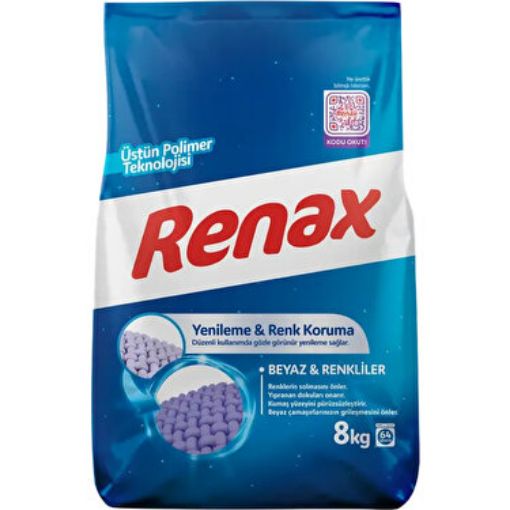 RENAX MATİK 8KG RENKLİ BEYAZ. ürün görseli