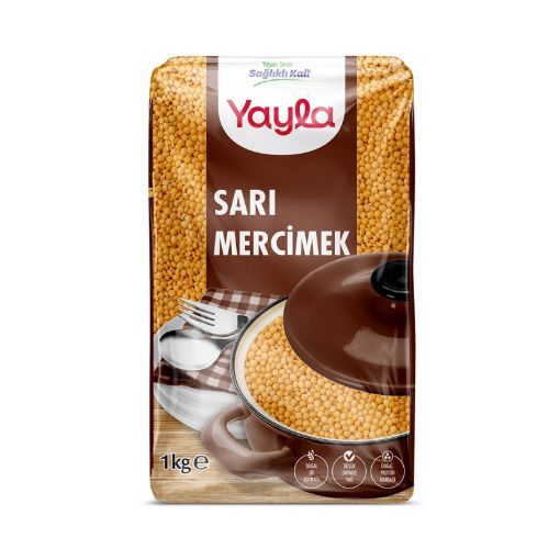 YAYLA 1 KG SARI MERCİMEK. ürün görseli