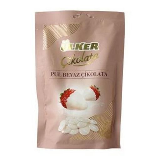 ÜLKER PUL ÇİKOLATA BEYAZ  120 GR. ürün görseli