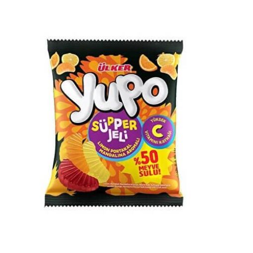 ÜLKER YUPO 64 GR JELLY SÜPER C VİTAMİN. ürün görseli