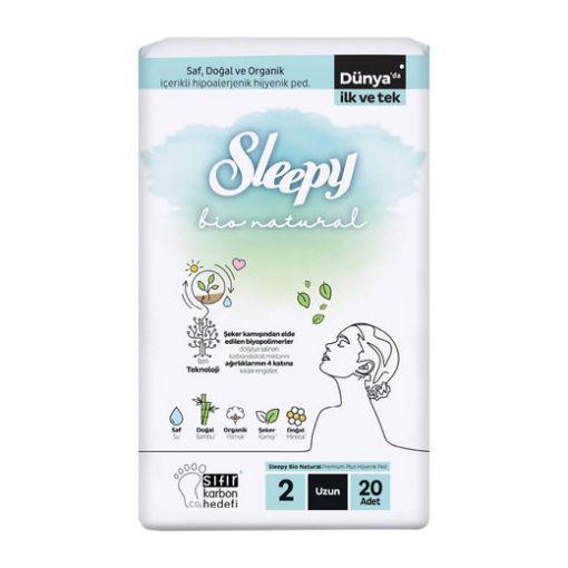 SLEEPY BIO NATUREL SÜPER ECO UZUN 18 Lİ. ürün görseli