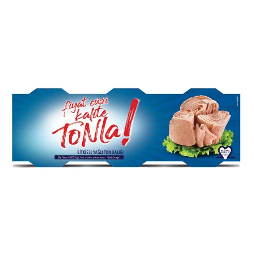 TONLA 3X75 GR TON BALIĞI. ürün görseli