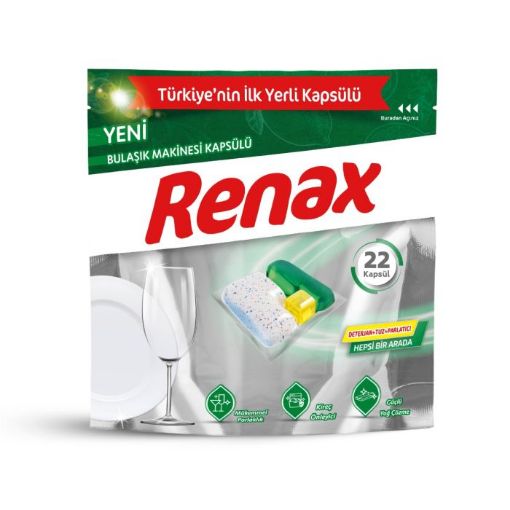 RENAX 22'Lİ BULAŞIK MAKİNE KAPSÜLÜ. ürün görseli