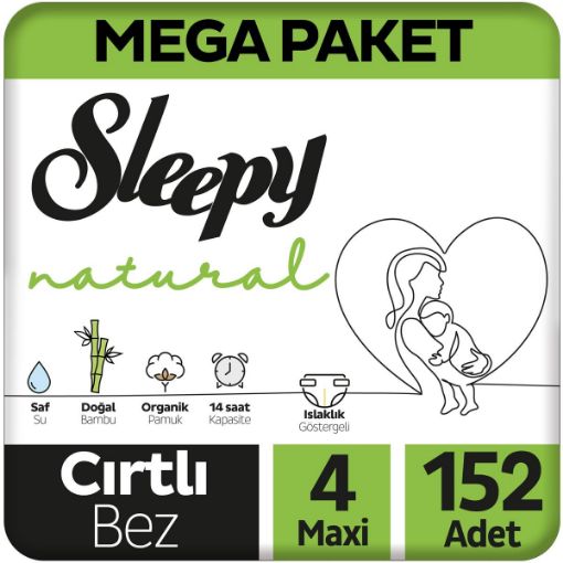 SLEEPY NATURAL MEGA 4 NO MAXI 152'Lİ. ürün görseli