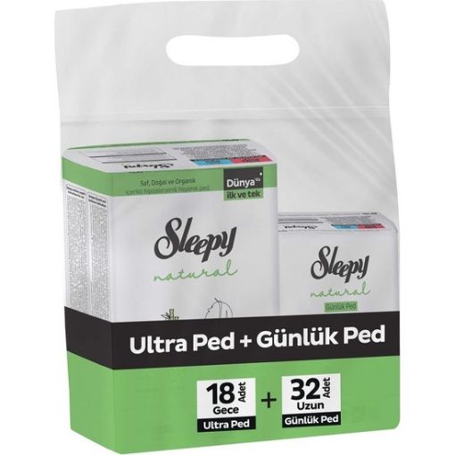 SLEEPY  NATUREL ULTRA GECE +GÜNLÜK HED.18 AD. ürün görseli