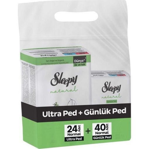 SLEEPY  NATUREL ULTRA NORMAL+GÜNLÜK HED.24 AD. ürün görseli