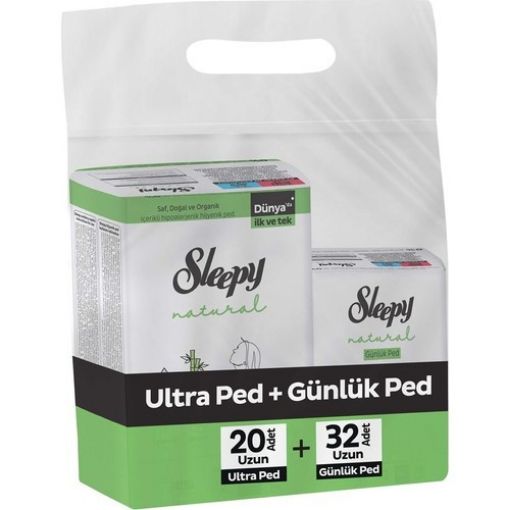 SLEEPY  NATUREL ULTRA UZUN +GÜNLÜK HED.20 AD. ürün görseli