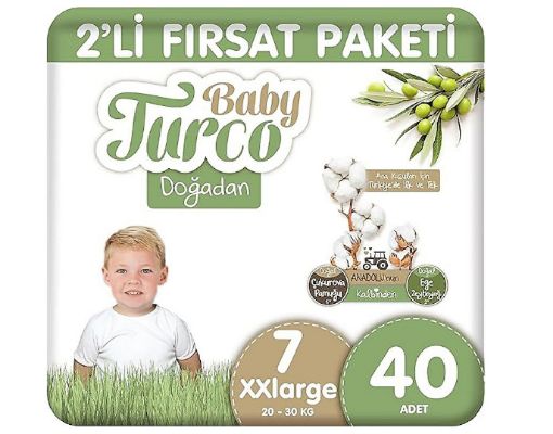 BABY TURCO DOĞADAN İKİLİ FIRSAT NO:7 40 LI. ürün görseli