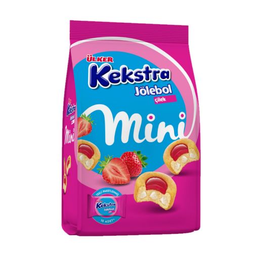 ÜLKER MİNİ KEKSTRA ÇİLEKLİ 150 GR. ürün görseli