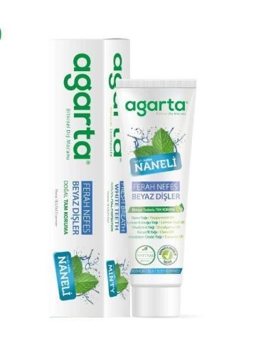 AGARTA DOĞAL DİŞ MACUNU NANELİ 100 ML. ürün görseli