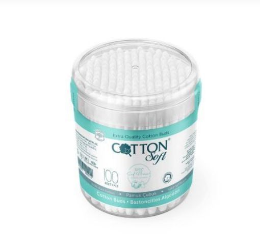 COTTON SOFT KULAK ÇÖPÜ 100'LÜ 0105. ürün görseli