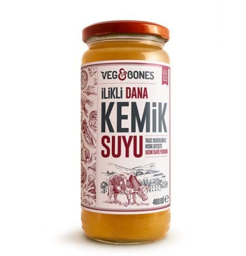VEG&BONES KEMİK SUYU İLİKLİ DANA 480 ML. ürün görseli