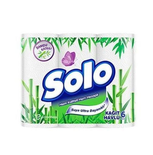 SOLO HAVLU 6'LI BAMBU. ürün görseli