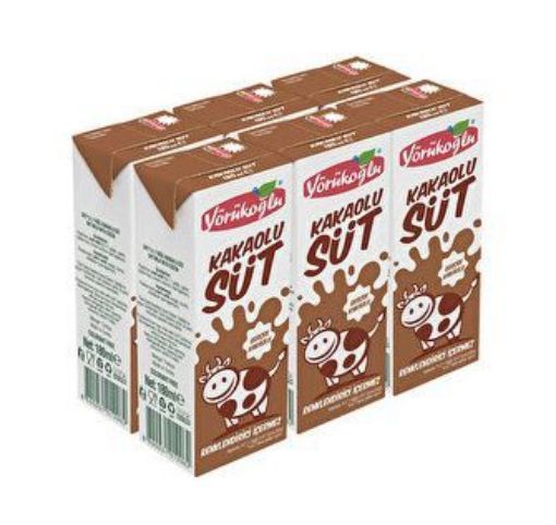YÖRÜKOĞLU SÜT KAKAOLU 6X180 ML. ürün görseli
