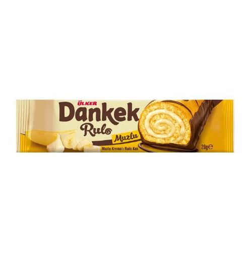 ÜLKER DANKEK RULO PASTA MUZLU 28 GR. ürün görseli