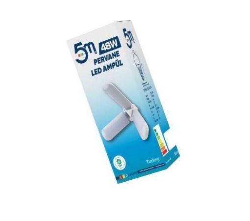 5M KRİSTAL PERVANE 3 KANATLI LED AMPÜL 48W 5325. ürün görseli