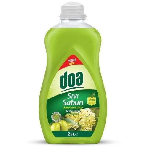 DOA SIVI EL SABUNU ZEYTİN ÇİÇEĞİ 2,5 LT. ürün görseli