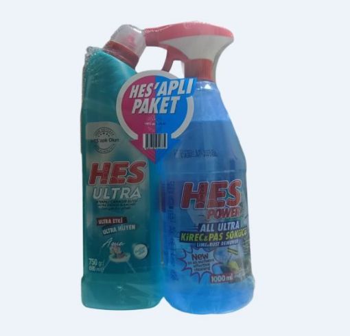HES POWER MAVİ 1 LT+ULTRA 750 ML Ç.SUYU. ürün görseli