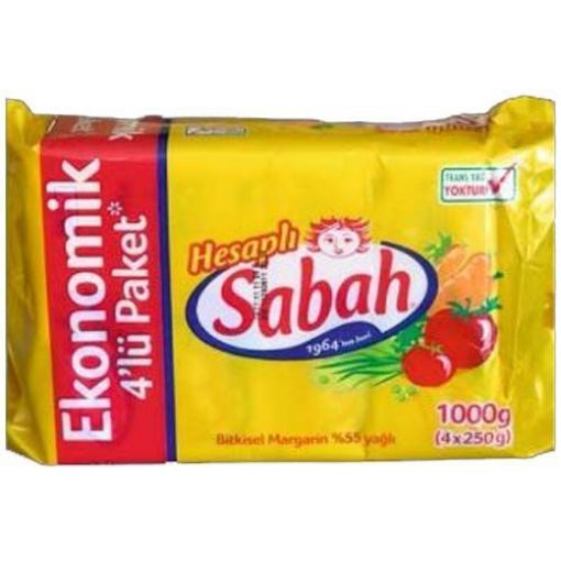 SABAH MARGARİN 4 LÜ 250 GR. ürün görseli