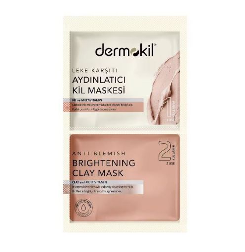 DERMOKİL AYDINLATICI KİL MASKESİ 2x7,5 ML LEKE. ürün görseli